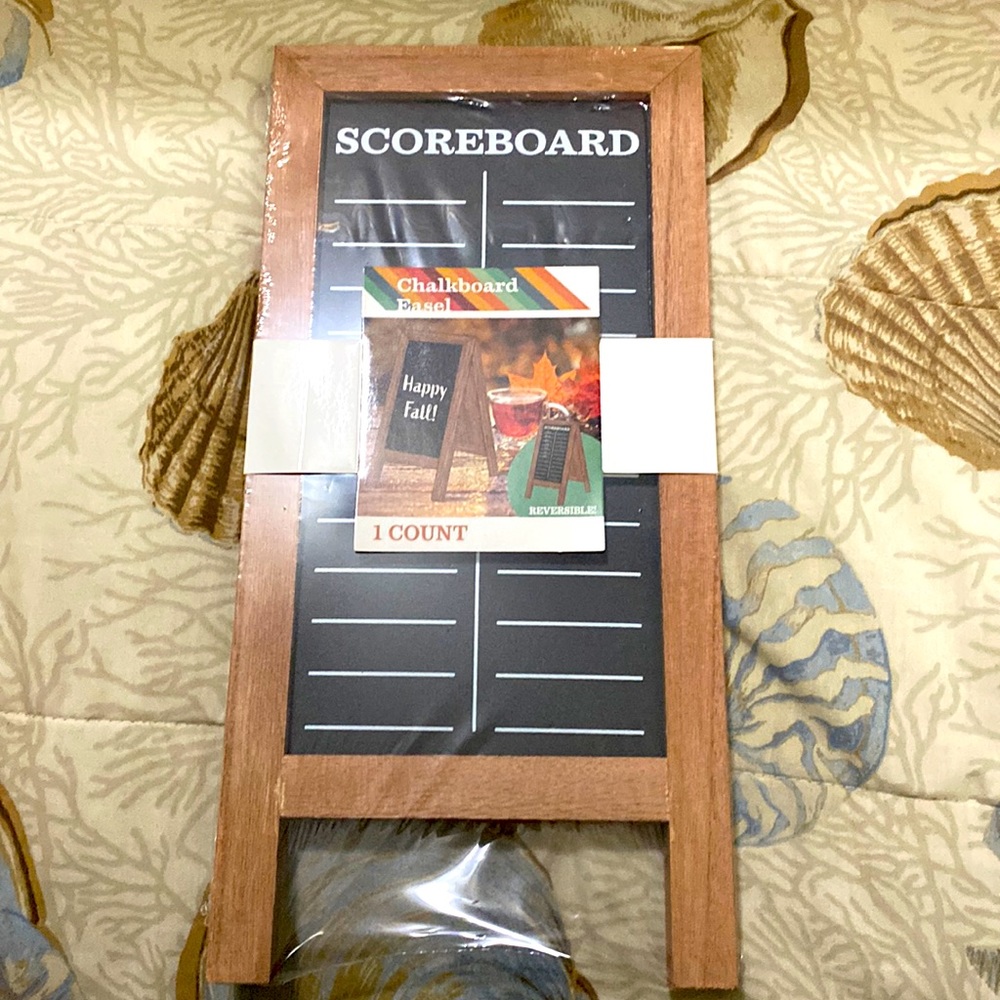 Chalkboard easel